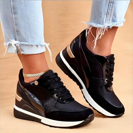 High-Top Sneakers With Pattern For Women | Perfect for Casual Days