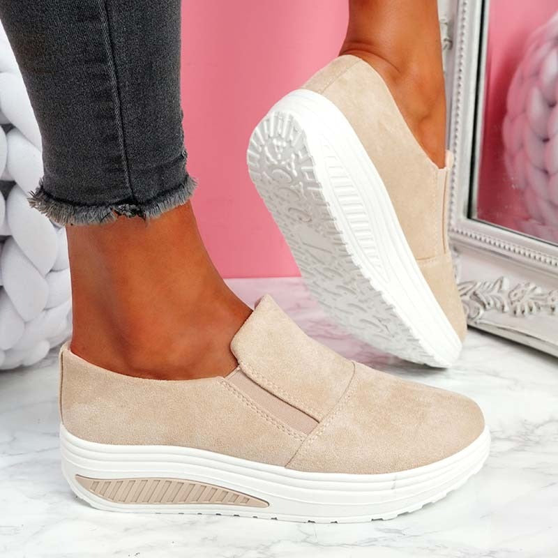 Casual Suede Slip-On Sneakers For Women | Perfect for Casual Days