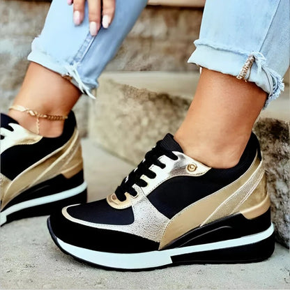 High-Top Sneakers With Pattern For Women | Perfect for Casual Days